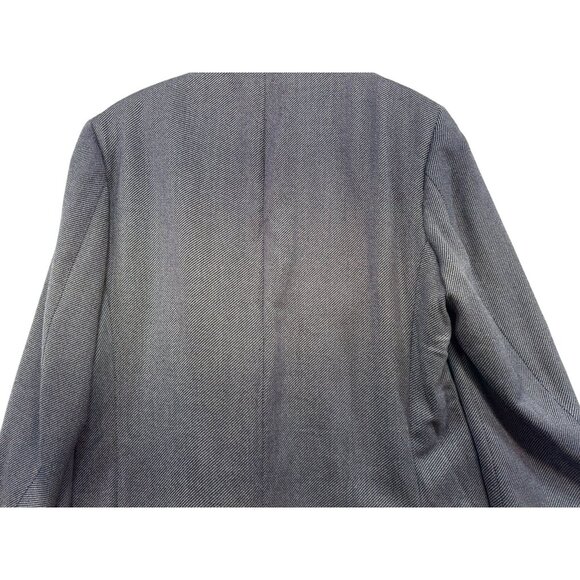 Jhane Barnes Mens Wool Preppy Academia Sportscoat Blazer Size 44 Grey - Picture 16 of 16